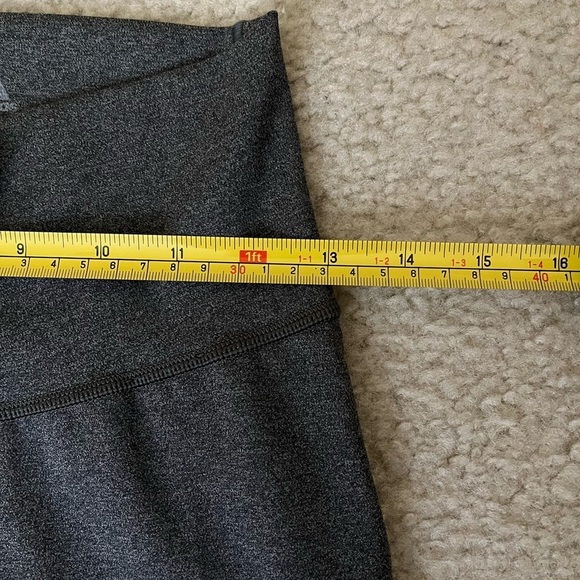 Adidas Compression Women's Leggings Sz Medium - Charcoal Gray - Picture 10 of 10